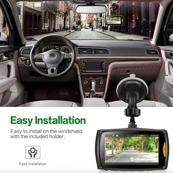 NEW G314 HD 1080P Advanced Portable Dash Cam 2.7" LCD and Night Vision - Picture 3 of 8